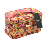 Jones NY -FLORAL PATTERN NYLON TRAIN CASE